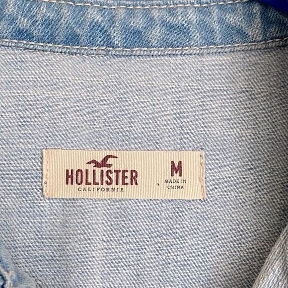 Hollister Denim Romper Women’s Size Medium Blue Denim Romper, NWOT - Picture 4 of 9